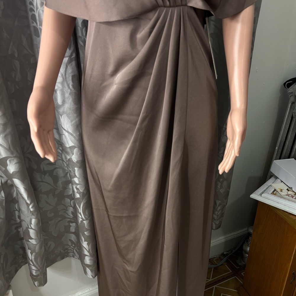 NWT KAY UNGER NEW YORK Women’s Luna Draped Maxi Dress - Picture 13 of 16